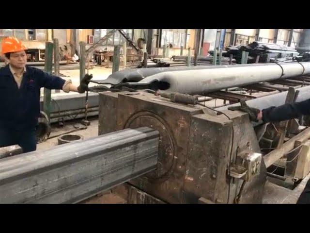 How Huge Square Tube Is Made. Exciting Recycling Scrap Cars & Production Process Of Steel Products