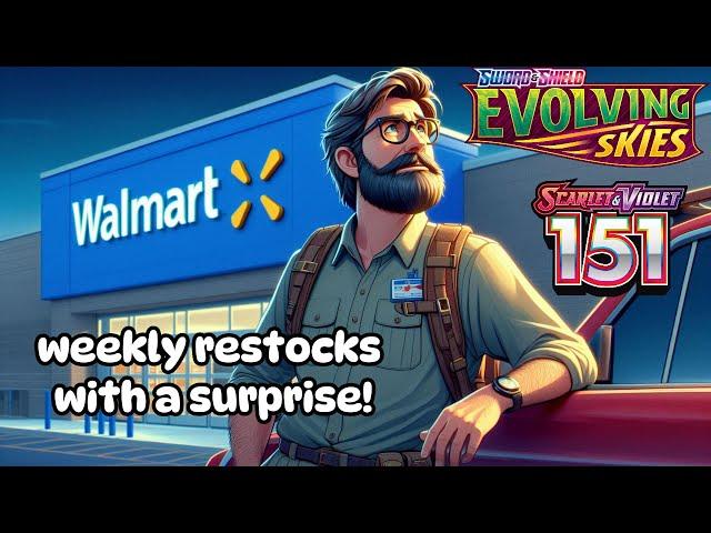 Walmart Pokemon Restock Hunt - 151 Zapdos & Poster Boxes and an E22 Pokeball Tin - Evolving Skies?