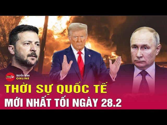 Toàn cảnh thời sự quốc tế tối 28/2: Mỹ và Ukraine đã hoàn tất thỏa thuận về đất hiếm | Tin24h