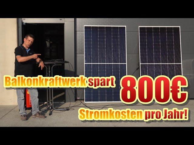 Geld sparen mit Photovoltaik! Jetzt überall mit dem Balkonkraftwerk! Balkonmodule jeden Ort!