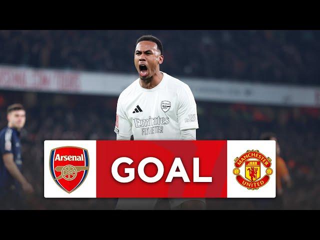 GOAL | Gabriel | Arsenal v Manchester United | Third Round | Emirates FA Cup 2024-25