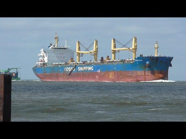 COSCO FENG ZE HAI | CUXHAVEN | SHIPSPOTTING |  WELTSCHIFFFAHRTSWEG