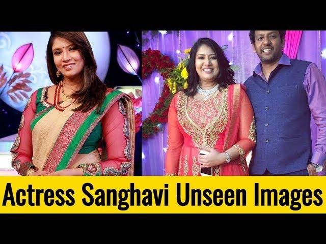 Actress Sanghavi Rare and Unseen Photos with her HUSBAND | Celebrities Personal Life Pics