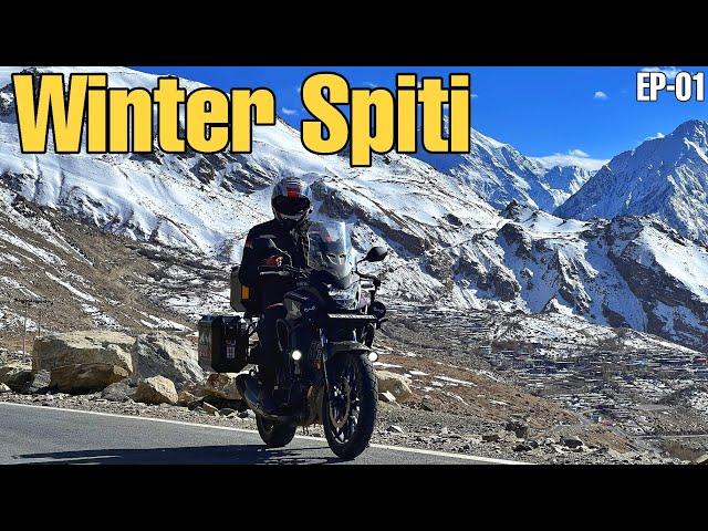 Extreme Winter Spiti Ride Begins | EP- 01 | Delhi to Narkanda Himachal Pradesh | Honda CB500X |