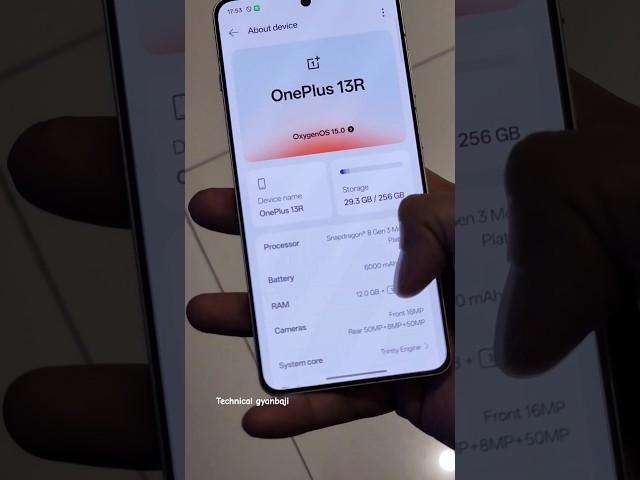 Oneplus 13R unboxing | oneplus 13R review | oneplus 13R | Oneplus 13R first look