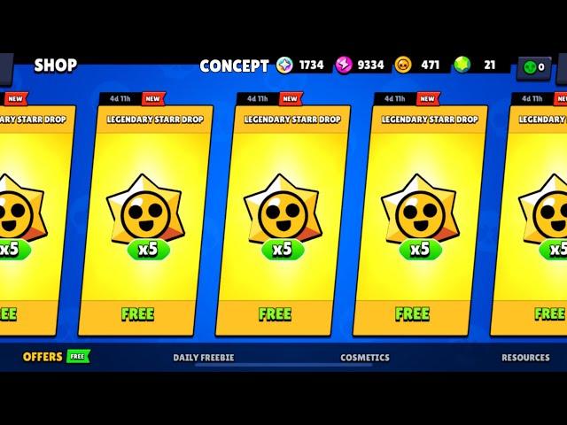 THAAAAAAAANKS!!!! Free Starr Drop,Free Gems - brawl Stars GIFTS|Concept