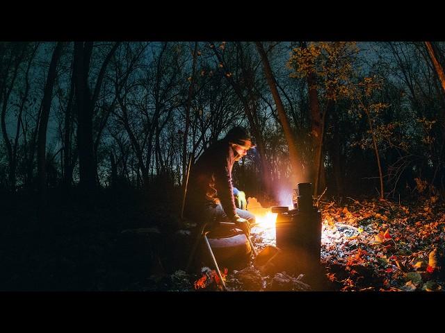 Fall Hammock Camping by Junk in the Wet and Cold