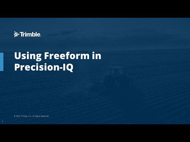 Using Freeform Guidance Lines in Precision-IQ