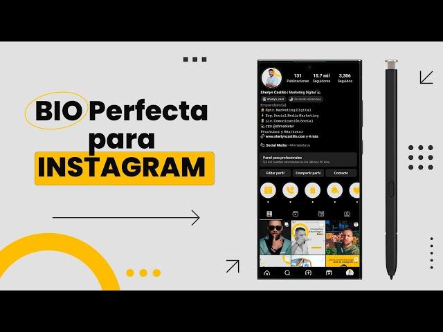 Cómo crear una Biografía Perfecta en Instagram  +12 Tips y trucos 2024