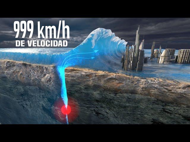 ¿Cómo Funcionan los Tsunamis Gigantes?