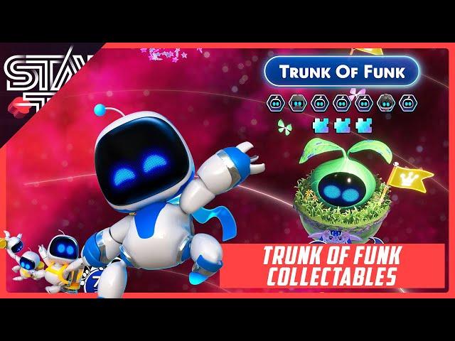 Astro Bot - Trunk of Funk Collectables Locations