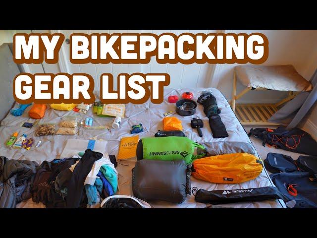 My Bikepacking Gear List…for my first ever bikepacking trip