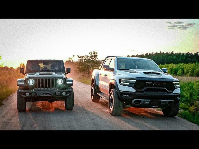 ПРИКЛЮЧЕНИЯ МИШИ НА ДАЧЕ - Dodge Ram TRX проиграл ДЖИПУ Wrangler! Я не ожидал..