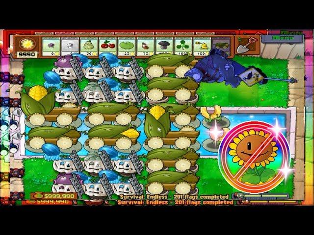 ️Ultimate No Sunflower Imitater Setup Flag 0-50 Timelapse | Plants Vs. Zombies: Survival Endless