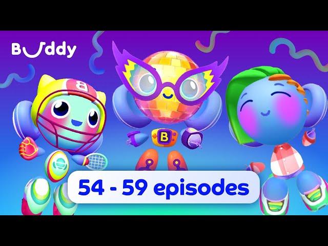 Buddy's Adventures Compilation #10 | Buddy the Robot | Learning Cartoons for Kids | English for kids