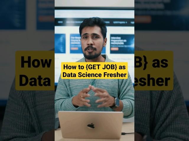 How to Get Job as Data Science Fresher? #datascience