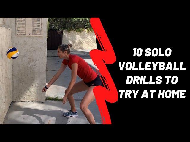 10 Solo Volleyball Drills To Try At Home