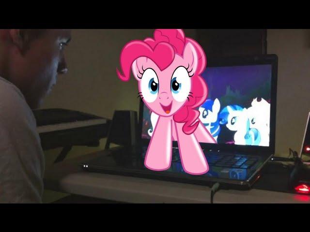 An unexpected visit from Pinkie Pie...