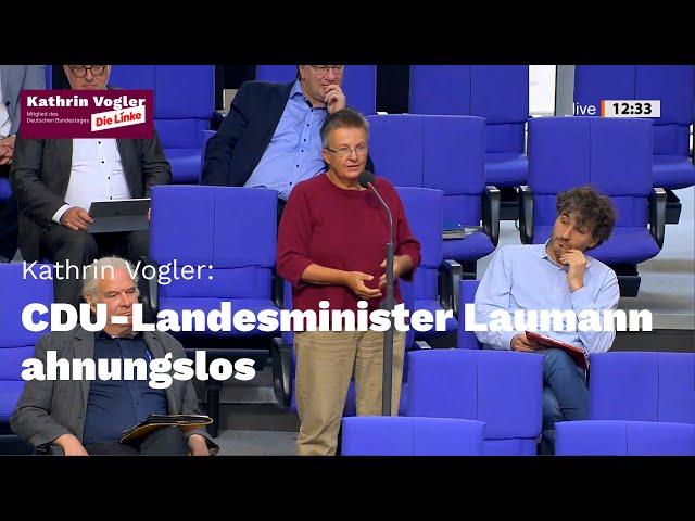 CDU-Landesminister Laumann ahnungslos