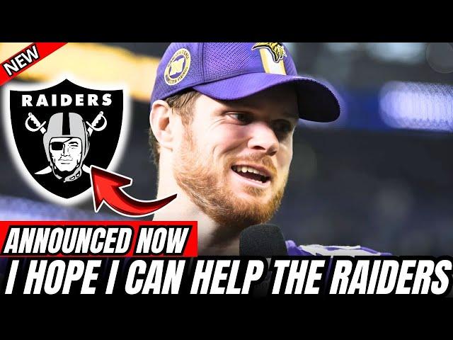 THE BEST NEWS IS CONFIRMED!!! MY GOD! "THE HOT NAME THAT RAIDERS DESPERATELY NEED"