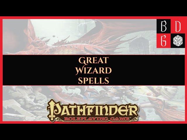 |1e |Great Wizard Spells