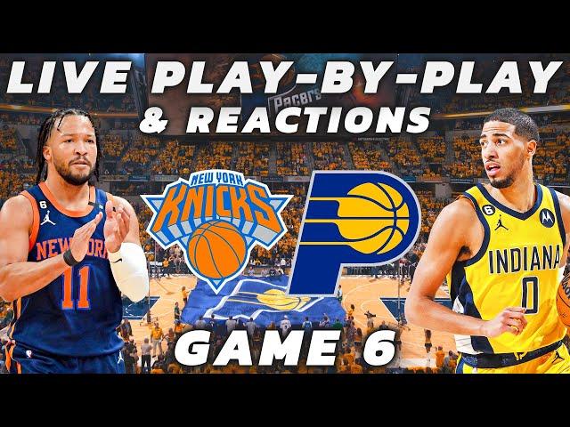 Indiana Pacers vs New York Knicks | Live Play-By-Play & Reactions