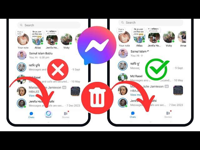 How to Delete Meta Ai On Messenger Permanently (2024). Remove Meta Ai On Messenger