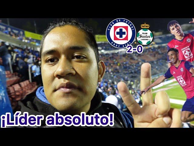 ¡Pita pita maquinita! Cruz Azul vs Santos/ apertura 2024 color estadio azul afición de cruz Azul