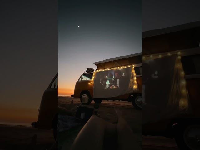 Movie nights vanlife style 