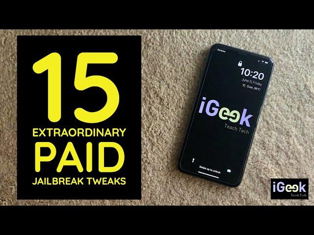 15 Latest and Awesome PAID Jailbreak Tweaks
