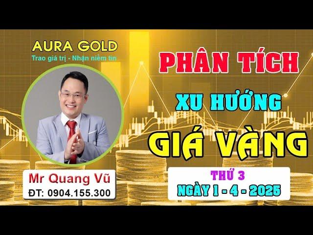 PHÂN TÍCH XU HƯỚNG GIÁ VÀNG HÔM NAY NGÀY 1/4/2024 #dubaogiavang, #nhandinhxuhuongvang, #giavang