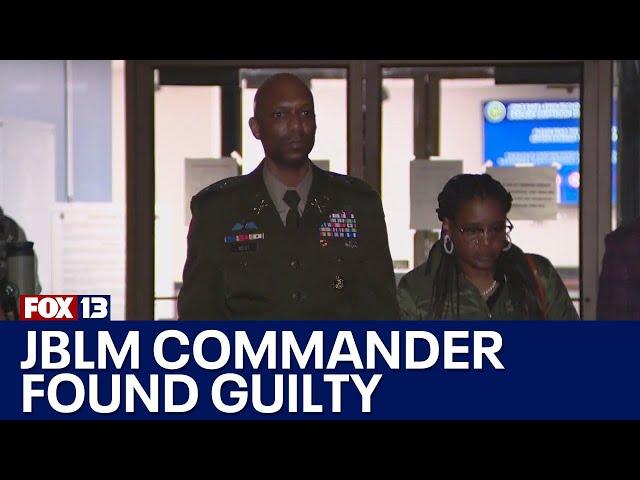 JBLM commander faces potential dismissal | FOX 13 Seattle