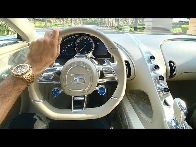 Мой ПЕРВЫЙ тест-драйв Bugatti Chiron Hermes Edition || Manny Khoshbin || Перевод