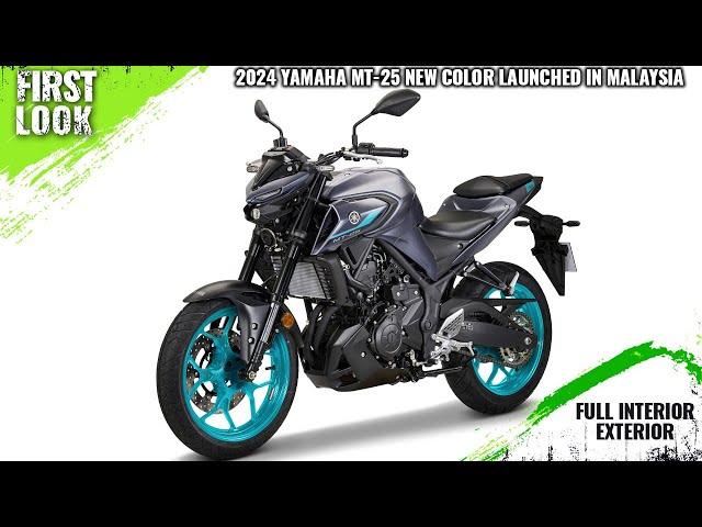 2024 Yamaha MT-25 New Colour Launched In Malaysia - Price From RM23,998 - Midnight Cyan/Black