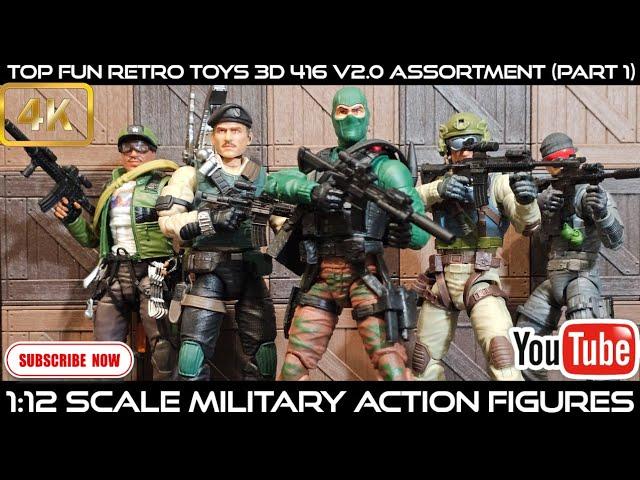 Top Fun Retro Toys 3D HK-416 V 2.0 Assortment (Part 1) 1:12 Scale #gijoeclassified