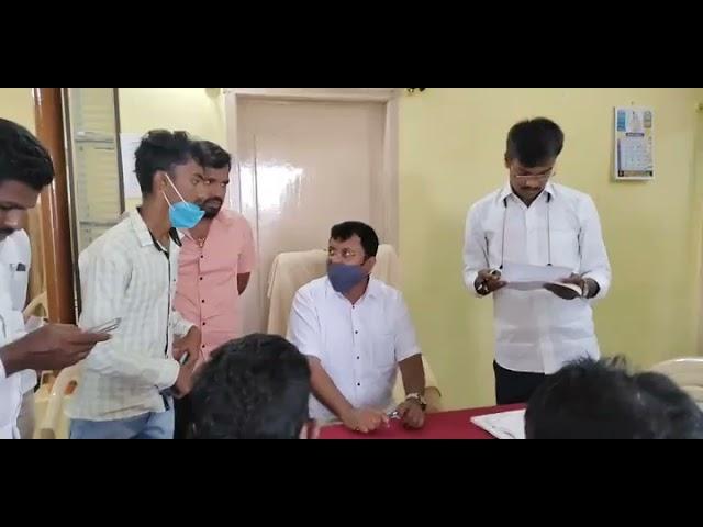 Live from BJP Office Sira Jyothinagara | MLA Dr cm Rajesh Gowda Accepting public appeals  05-08-2021