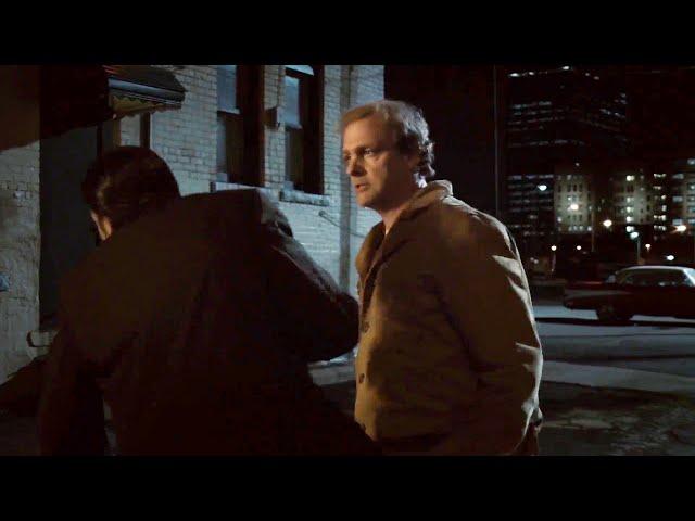 Ray Stevenson(Danny Green} smacks his buddy Art for his degenrate gambling Kill The Irishman 2011