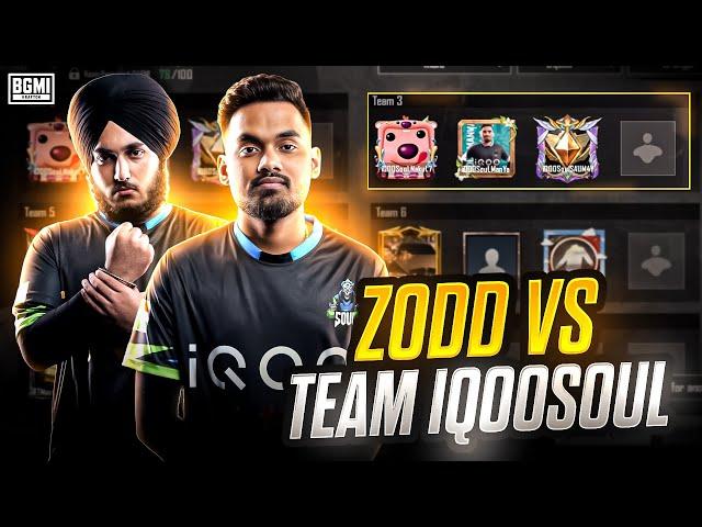 Zodd vs Team IQOOSOUL & Pro Streamer’s - 1vs4 Clutches