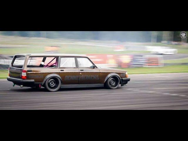 Volvo 240 station wagon drift car