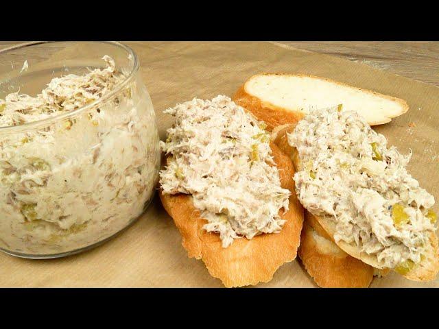 Чудесный паштет из скумбрии. Вкуснее, чем вы думаете | Wonderful mackerel pate