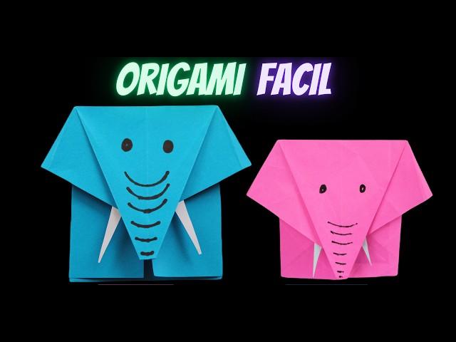 Easy Origami: Make a Paper Elephant at Home 