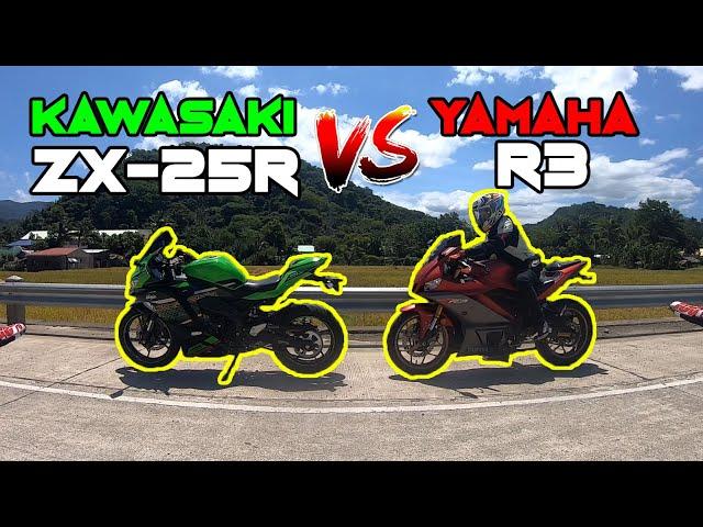 KAWASAKI ZX-25R vs YAMAHA R3 v2 | PHILIPPINES