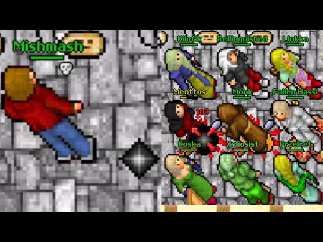 THERE WEREN'T SAFE PLACES TO TRAIN IN OLD TIBIA (Hiberna 2004 7.3)