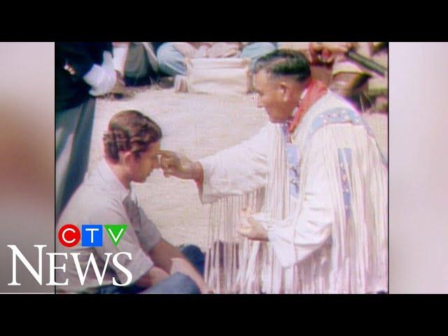 Archive: Prince Charles becomes Chief Red Crow in Alberta