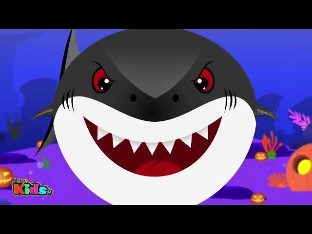 Scary Flying Shark vs Baby Shark   Kids Songs   Videos for Children