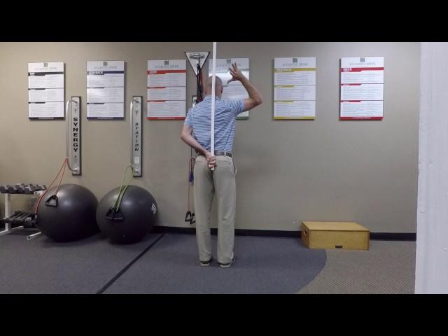 Atlantic Spine Clinic - Mt. Pleasant, SC - Behind the Back Shoulder Stretch