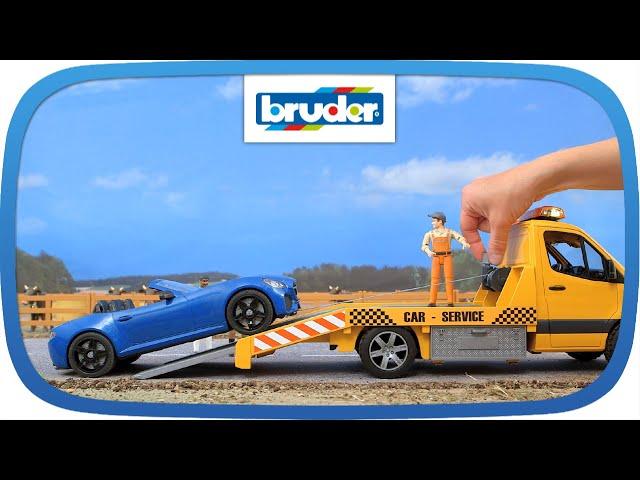 MB Sprinter Autotransporter -- 02675 -- BRUDER Spielwaren