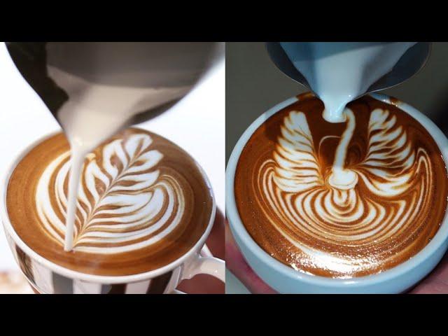 Amazing Cappuccino Latte Art Skills 2019 ️