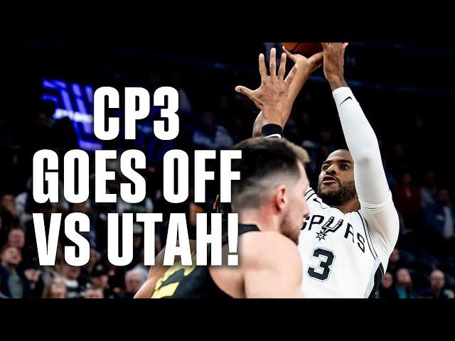 Chris Paul Takes Over in Spurs Win Over Jazz | 10.31.24