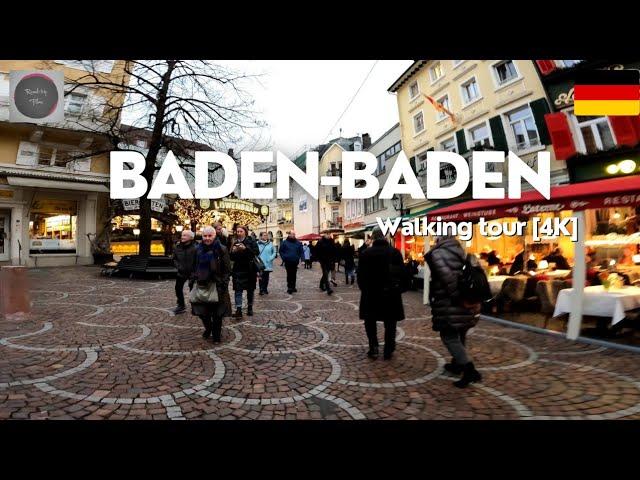 Baden-Baden, Germany walking tour 2023 [4K]